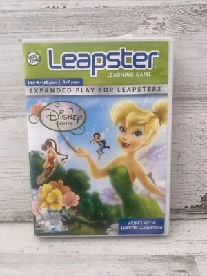 Disney Fairies TinkerBell LeapFrog Leapster Learning Game Cartridge New PreK-1st - Image 1 of 3