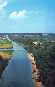 Rehoboth Delaware Lewes Canal Bay Postcard - Imagen 1 de 2