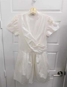 Abito Moschino economico e chic bianco misto cotone tg 10 - Foto 1 di 7