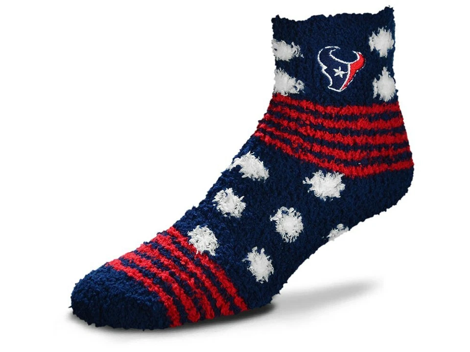 ¡NUEVO! Calcetines suaves difusos para dormir Houston Texans NFL Watson Watt talla única para la mayoría Foto 1 de 1