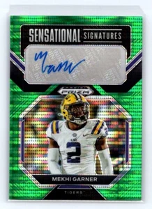 2023 Prizm Draft Mekhi Garner Auto GREEN PULSAR SP/25 Sensational #SS-MEG EAGLES - Picture 1 of 2