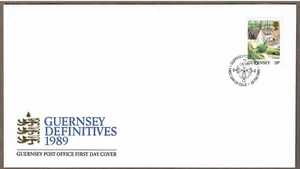 Guernsey # 374 , Definitive Le Variouf FDC - I Combine S/H - Picture 1 of 2