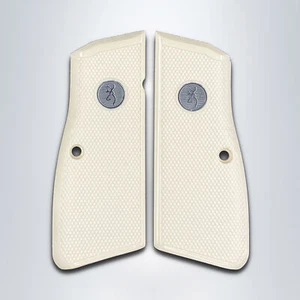 Empuñaduras acrílicas marfil compatibles con Springfield SA-35 diamante - Imagen 1 de 1