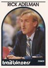 1989-90 NBA Hoops #291 Rick Adelman Portland Trail Blazers