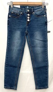 230681 Girls 8 7 FOR ALL MANKIND RGB4342 The Ankle Super Skinny Stretch Jean NWT - Picture 1 of 3