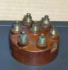 Connecticut Distributor 6 cyl. Cap 1919 Crow-Elkhart 15T Distributor - Bild 1 von 1