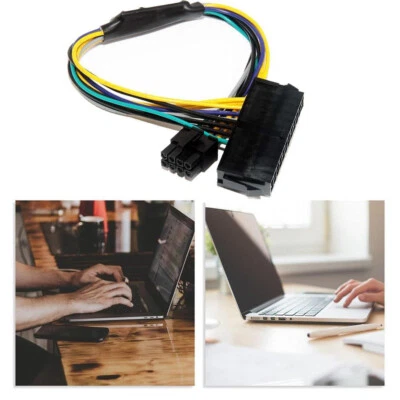24-8 Pin ATX Power Supply Adapter Cable For 3020 7020 9020 T1700 Computers - Image 1 of 4