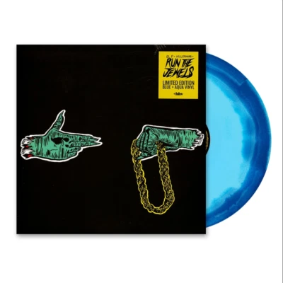 Run The Jewels - Self Titled LP (Blue + Aqua Vinyl) Limited to 1000 - Image 1 of 4