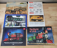 LGB-Delton-POLA LGB CATALOG-BROCHURE-BOOK Lot of 7 Trains Hobby 1980s