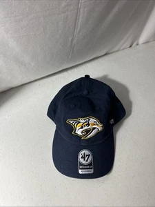47 Brand Nashville Predators NHL Adjustable Strap Dark Blue Hat “New” - Picture 1 of 5