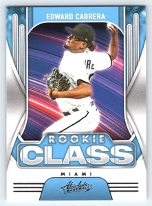 2022 Panini Absolute Edward Cabrera #RC-11 Miami Marlins - Picture 1 of 2