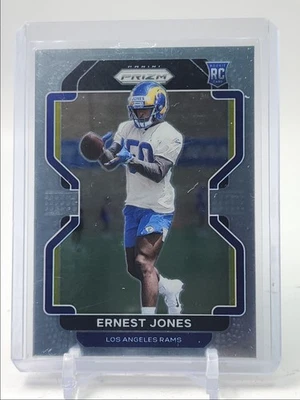 ERNEST JONES 2021 PANINI PRIZM ROOKIE LOS ANGELES RAMS NO. 421 RC Q5818 - Image 1 of 2