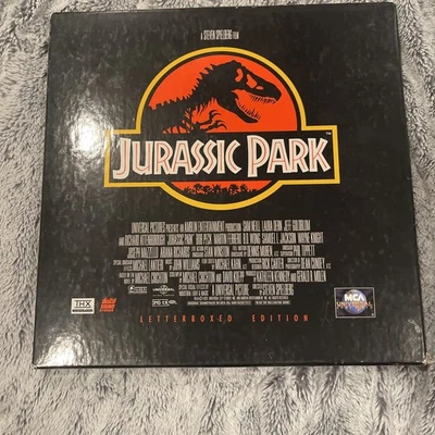 Jurassic Park Laserdisc LD Letterboxed Edition Foto 1 de 4
