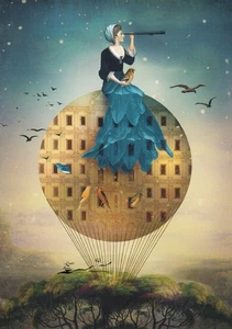 Postkarte: Catrin Welz-Stein - Königin der Schwerter - Picture 1 of 1