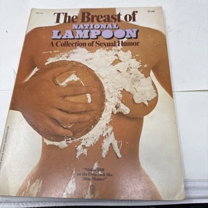 1972 THE BREAST OF NATIONAL LAMPOON Humor Magazin mit Poster - Bild 1 von 3