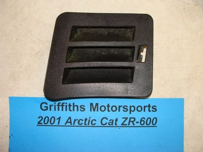 2001 ARCTIC CAT ZR600 oem right side knee cover air vent louver trim cover - Image 1 of 4
