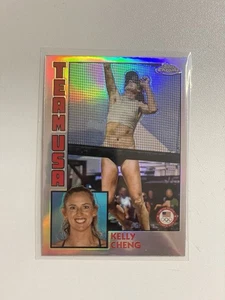 KELLY CHENG 2024 Topps Chrome U.S. Olympics TEAM USA #84T-12 Beach Volleyball - Picture 1 of 1
