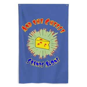 Flagge "Käse steht allein" Turophil Kinderreim Bauer Dell - Bild 1 von 1