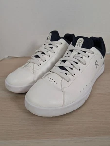 On Cloud The Roger Shoes Mens Sz 9.5 White Navy Sneakers Tennis *See Desc* - Picture 1 of 16