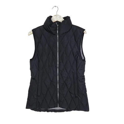 MOOSEJAW Vest Womens Small Black Quilted Down Puffer Outdoor Eco Insulated Cabin - Image 1 of 4