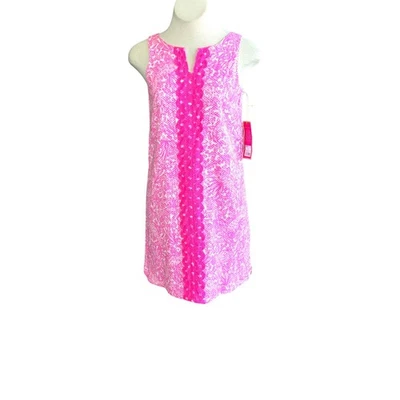 Vestido Vaina Lilly Pulitzer para Target See Ya Later Rosa Caliente Niñas Talla XL  Foto 1 de 4