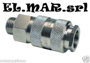 Rubinetto ad innesto rapido 1/4" M Aria compressa Compressore - Imagen 1 de 1