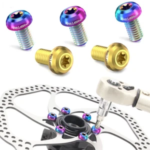 RISIKO 12 STÜCK M5 * 10 MM Fahrrad Scheibenbremse Rotor Befestigungsschrauben T25 Titan Ultraleicht - Bild 1 von 9
