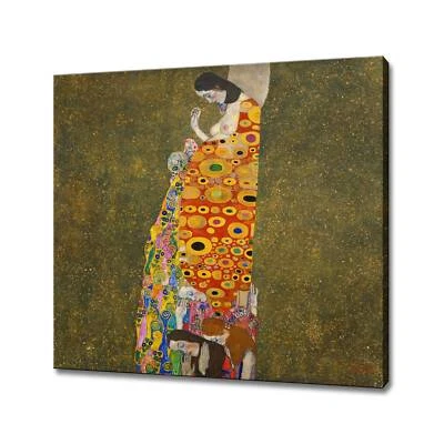 Impressão artística Gustav Klimt | Quadro em tela Hope | Pintura clássica pendurada na parede | - Imagem 1 de 4