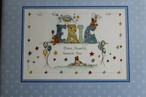 ERIC Name That Kid & Company Matted Print Sealed 8 x 10 Baby Blue Bears - Picture 1 of 3
