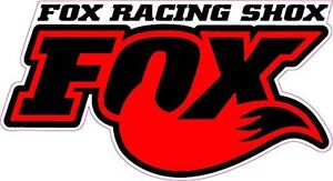 Fox Racing Shox Red Decal 5" x 2.75"