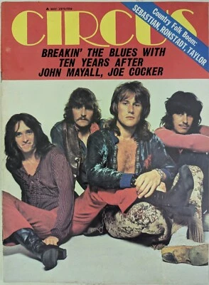 CIRCUS Magazine May 1970 Ten Years After, John Mayall, Joe Cocker, Led Zeppelin  - Image 1 of 4