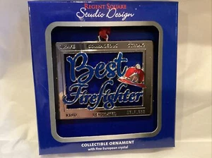 Best Firefighter Tree Ornament by Regent Square Studio Design - Picture 1 of 1