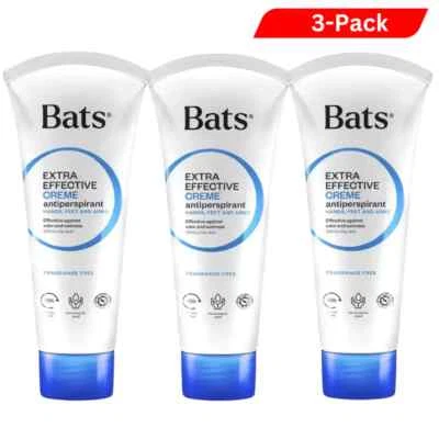 3 x Bats Women Sensitive Skin Deodorant Cream Antiperspirant Unscented 60 ml - Image 1 of 3