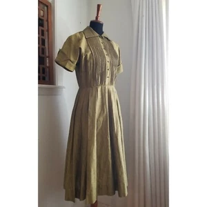 Vintage Partykleid 50er Jahre Haifischleder - Bild 1 von 9