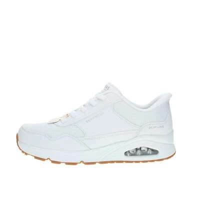 Skechers Sneakers Pelle Uomo Bianco 183022 - Immagine 1 di 4