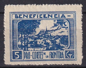 SCW local label Cortes de la Frontera (Malaga) Edifil 3 BENEFICENCIA MNG VF - Picture 1 of 1