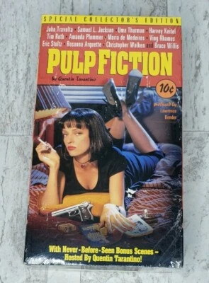 PULP FICTION VHS Tape 1996 Rare NEW SEALED John Travolta Beautiful Condition - Image 1 of 4