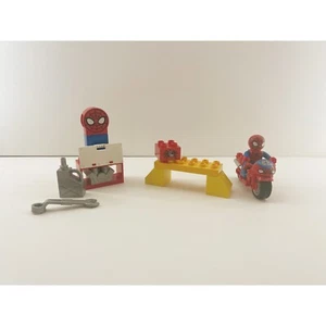 LEGO DUPLO MARVEL SPIDER MAN WEB BIKE WORKSHOP 10607 Complete - Picture 1 of 1