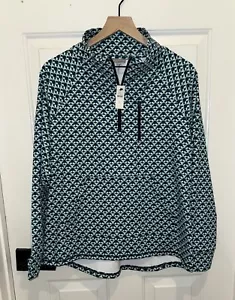 T By Talbots Activewear Performance Pullover Half Zip Women’s Large L Floral - Picture 1 of 9