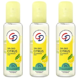 ✅ CD CITRUS Bio-Zitrone DEO Deodorant Zerstäuber 3x 75ml ✅ - Bild 1 von 1