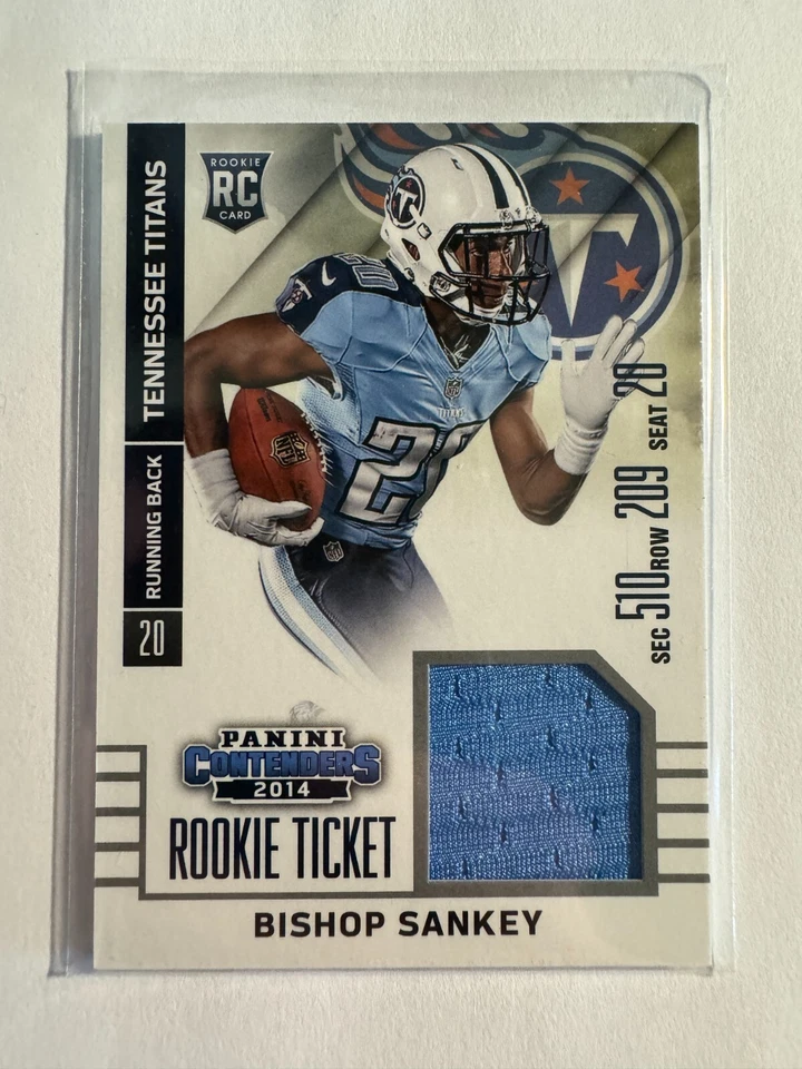 K206,425 - 2014 Panini Contenders Rookie Ticket Jerseys #RTS34A Bishop Sankey - Image 1 of 1