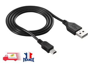 CORDON USB 2.0 Type A male vers Mini B male câble de chargeur de données - Imagen 1 de 6