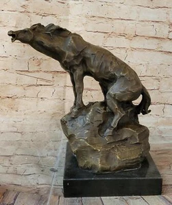 Estatua Escultura de Bronce Caballo Impresionista Crudo Abstracto Arte Original Firmado - Imagen 1 de 10