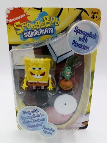 Spongebob Squarepants Spongebob Mini Figure Plankton Jakks Pacific 2009 Cover