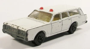 MATCHBOX 55 MERCURY POLICE CAR COMMUTER ESTATE WAGON LESNEY ENGLAND BBN - Picture 1 of 4