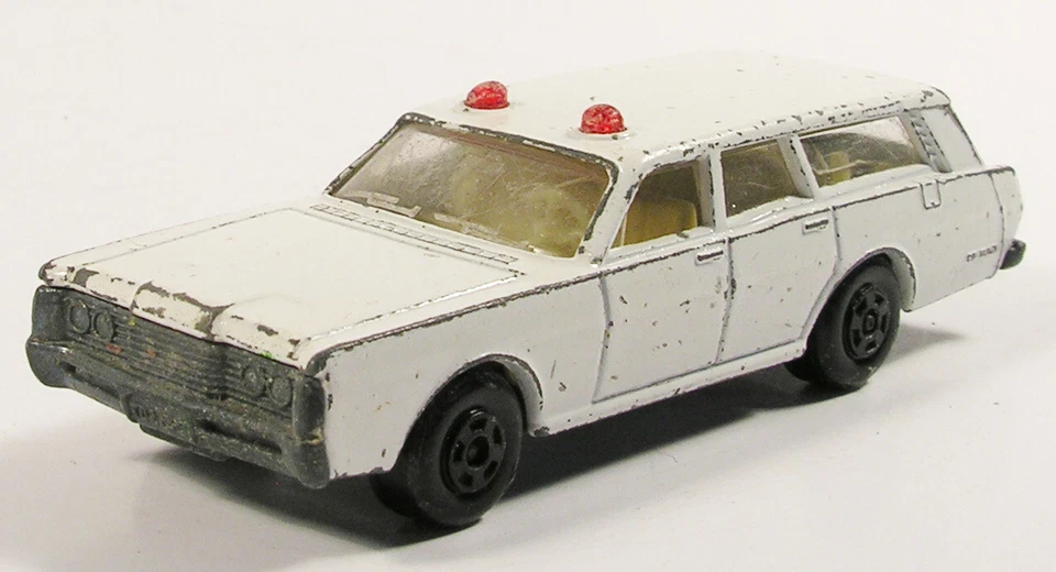 MERCURY POLICE CAR MATCHBOX 55 COMMUTER ESTATE WAGON LESNEY ENGLAND BBN - Image 1 of 1