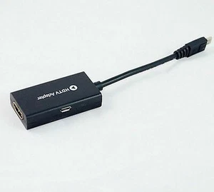 Micro USB MHL To HDMI HDTV Adapter Cable for Samsung S4 Note 8 N7000 Sony LG - Picture 1 of 5