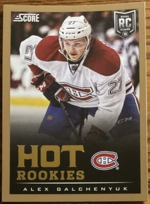 2013-14 Score Gold Hot Rookies Alex Galchenyuk #645 Montreal Canadiens - Image 1 of 2