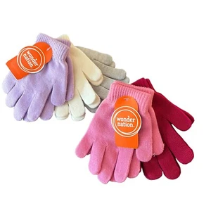 Wondernation Juego de 6 Guantes Niñas Talla OS - Imagen 1 de 4