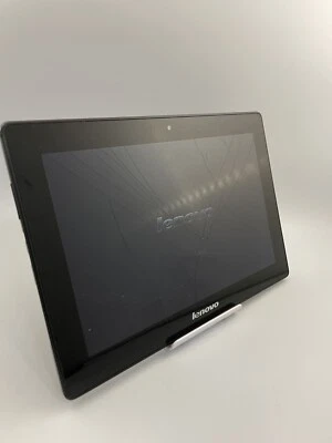 Lenovo IdeaTab S6000F Black WiFi 16GB 10.1" 5MP Android Tablet Cracked - Image 1 of 4